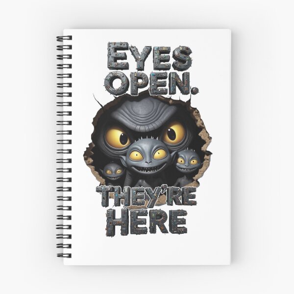 Item preview, Eyes Open. They’re Here – Playful Fantasy Creatures Design designed and sold by AleksKos.