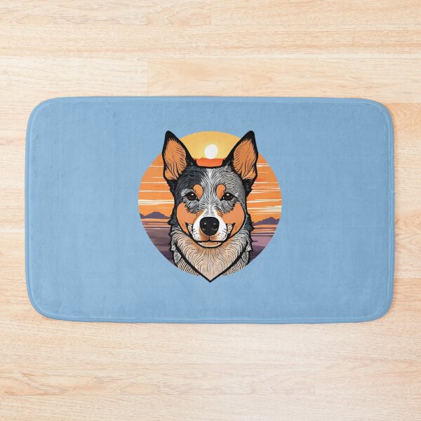 Item preview, Sunset Silhouette of an Australian Cattle Dog designed and sold by GoodyPaws.