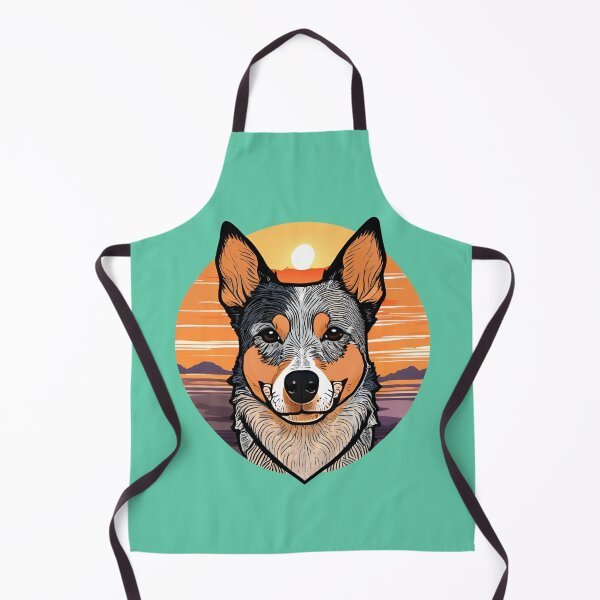 Item preview, Sunset Silhouette of an Australian Cattle Dog designed and sold by GoodyPaws.