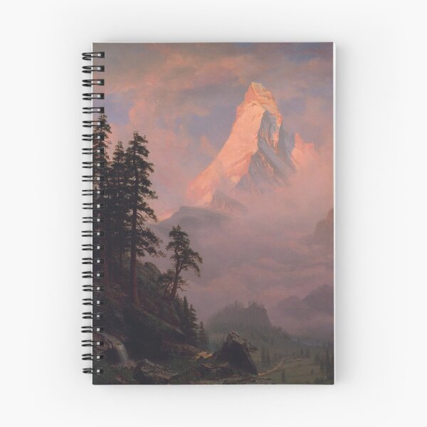 Item preview, Vintage Landscape Mountain Painting Old Masters Painting Sunset  designed and sold by Seascapesnmore.