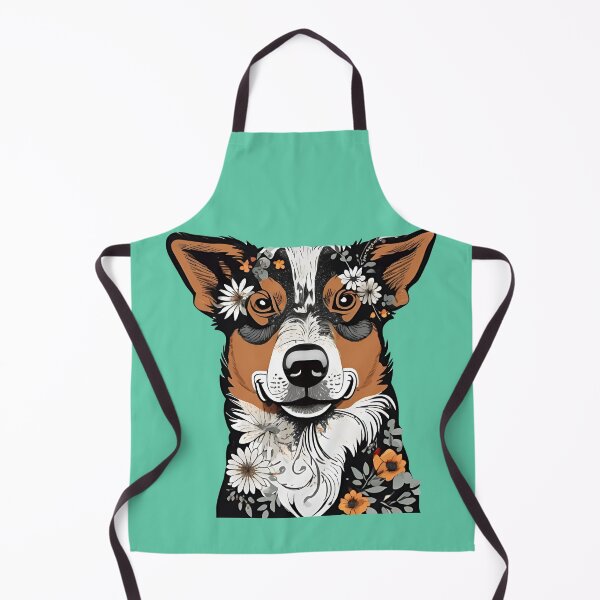 Item preview, Floral Silhouette of an Australian Cattle Dog designed and sold by GoodyPaws.