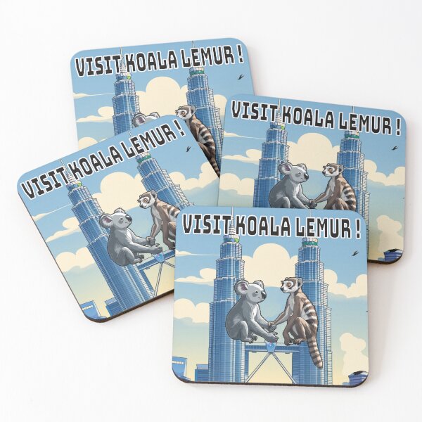 Item preview, Visit Koala Lemur – A Wild Twist on Kuala Lumpur! designed and sold by PunArtistry.