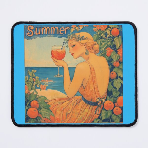 Item preview, Retro Art Nouveau Summer Advert designed and sold by Tirsot.