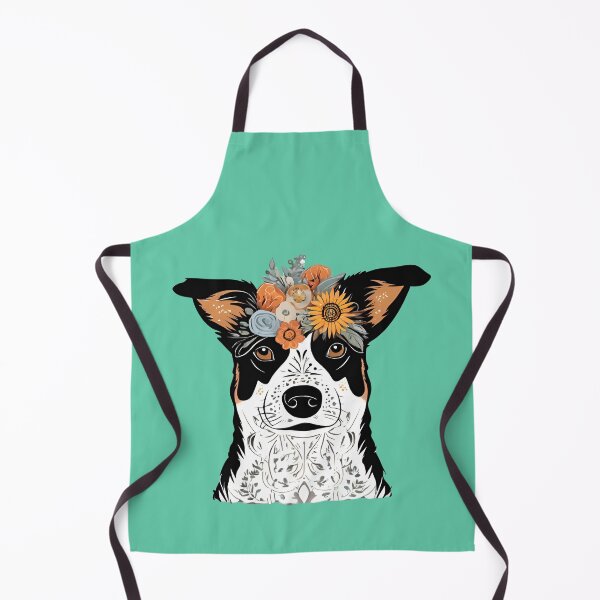 Item preview, Floral Silhouette of an Australian Cattle Dog designed and sold by GoodyPaws.