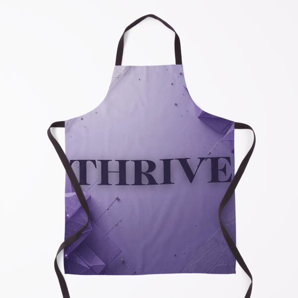 Item preview, Minimalist Thrive Wall Art | Purple Success Word | Creative Growth Gift designed and sold by TextMuse.
