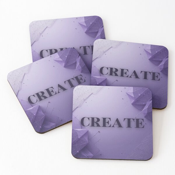 Item preview, Minimalist Create Wall Art | Purple Creativity Word | Design Studio Gift designed and sold by TextMuse.