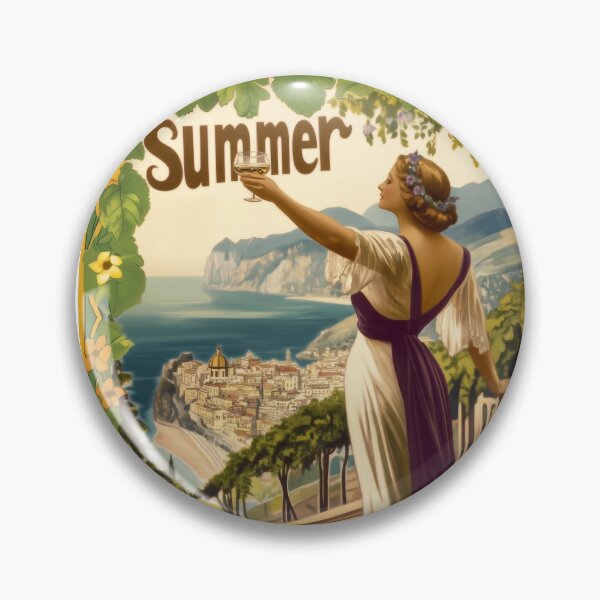 Item preview, Retro Art Nouveau Summer Advert designed and sold by Tirsot.