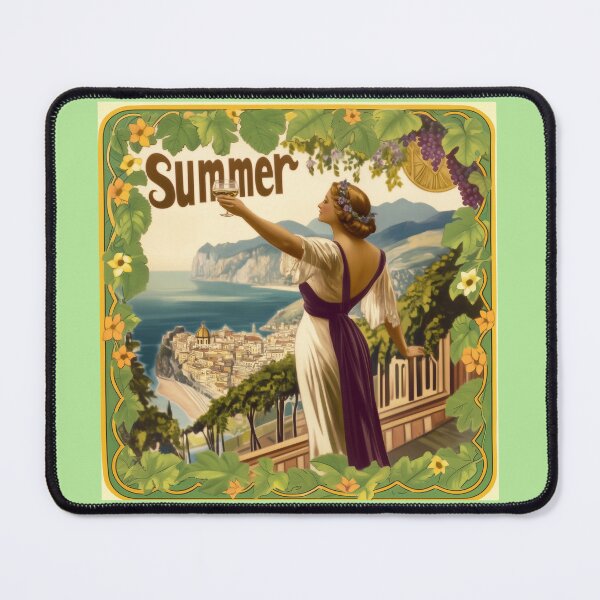 Item preview, Retro Art Nouveau Summer Advert designed and sold by Tirsot.