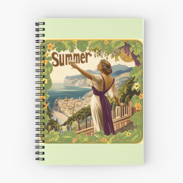 Item preview, Retro Art Nouveau Summer Advert designed and sold by Tirsot.
