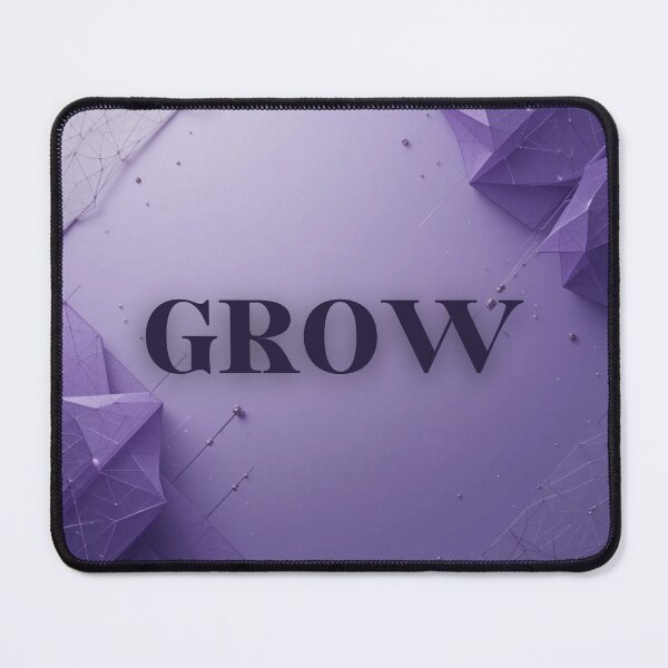 Item preview, Minimalist Grow Wall Art | Purple Development Word | Creative Progress Gift designed and sold by TextMuse.
