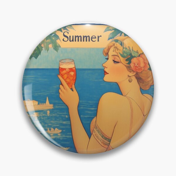 Item preview, Retro Art Nouveau Summer Advert designed and sold by Tirsot.