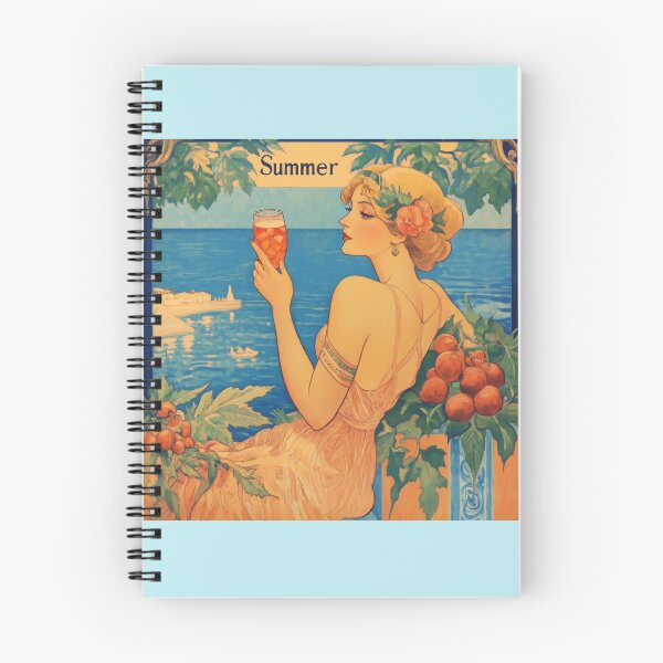 Item preview, Retro Art Nouveau Summer Advert designed and sold by Tirsot.