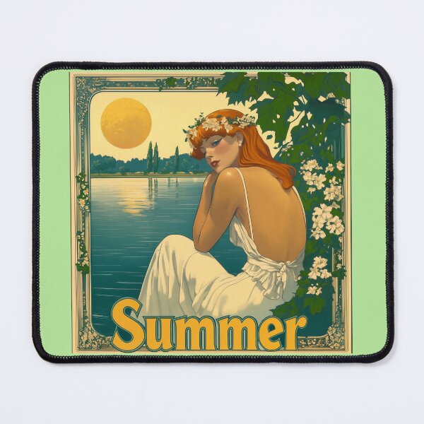 Item preview, Retro Art Nouveau Summer Advert designed and sold by Tirsot.