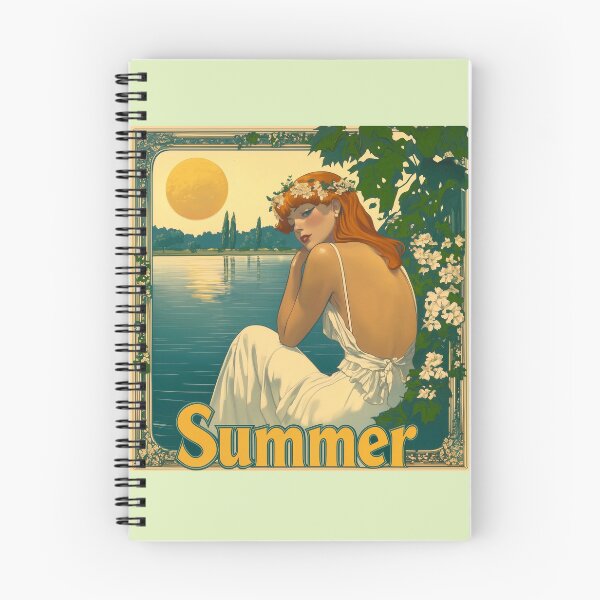Item preview, Retro Art Nouveau Summer Advert designed and sold by Tirsot.