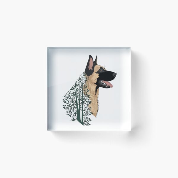 Item preview,  Forest Silhouette of a Belgian Malinois designed and sold by GoodyPaws.