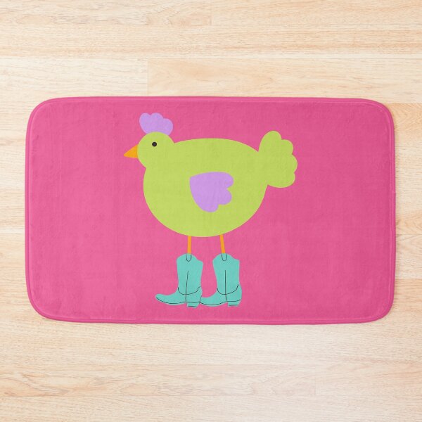 Item preview, Lime Green Cowboy Chicken designed and sold by Magnolia Valley Art.
