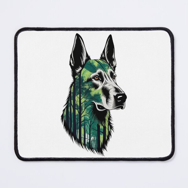 Item preview, Forest Silhouette of a Belgian Malinois designed and sold by GoodyPaws.
