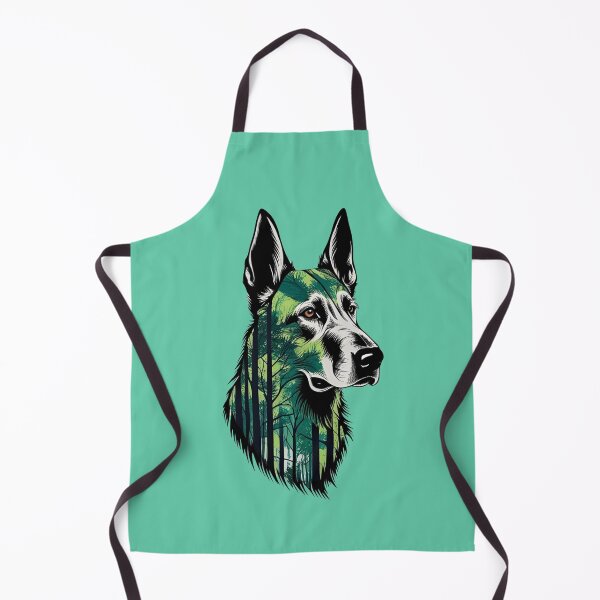 Item preview, Forest Silhouette of a Belgian Malinois designed and sold by GoodyPaws.