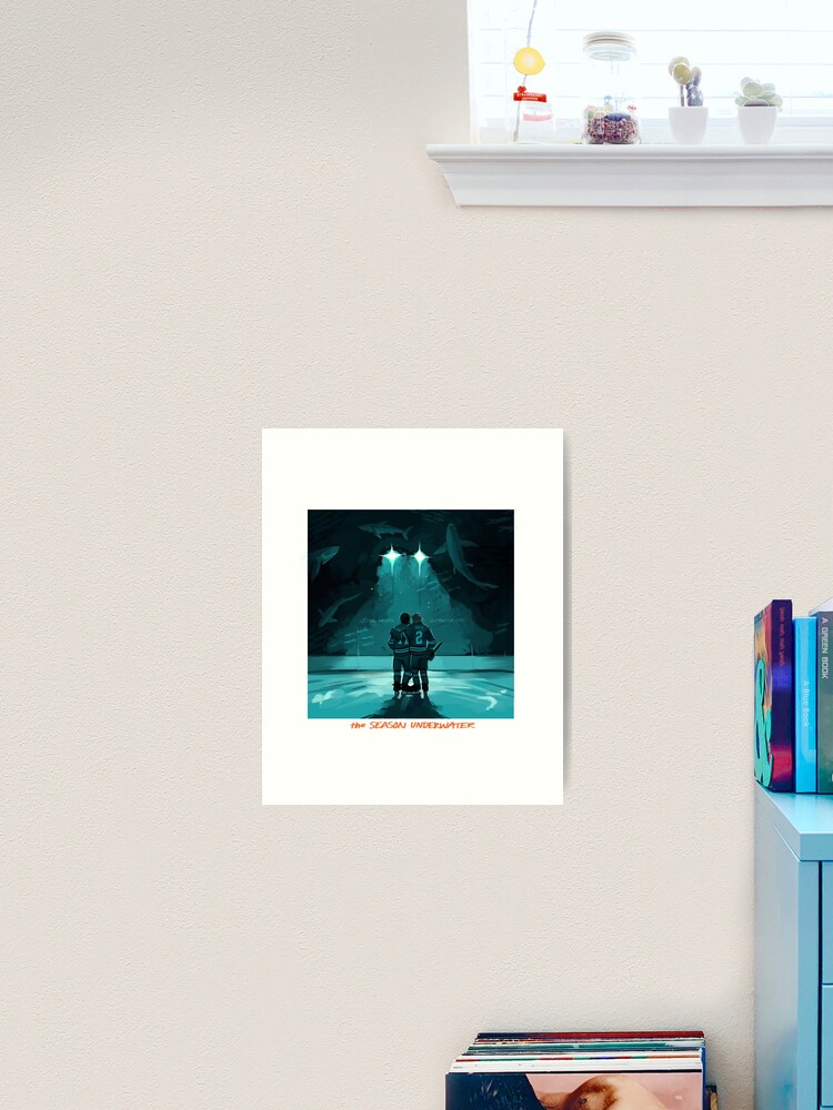 Thumbnail 2 of 3, Art Print, season underwater designed and sold by moncuries.