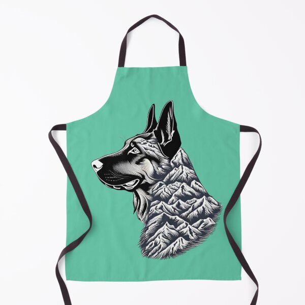 Item preview, Mountain Silhouette of a Belgian Malinois designed and sold by GoodyPaws.