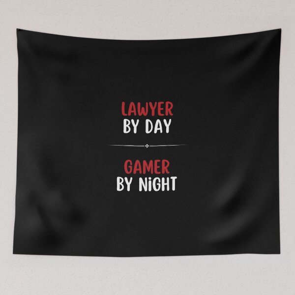 Item preview, Lawyer by Day, Gamer by Night designed and sold by DixieGirlStudio.