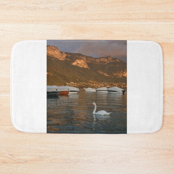 Item preview, Swan lake on a hillside designed and sold by KAY Artists.
