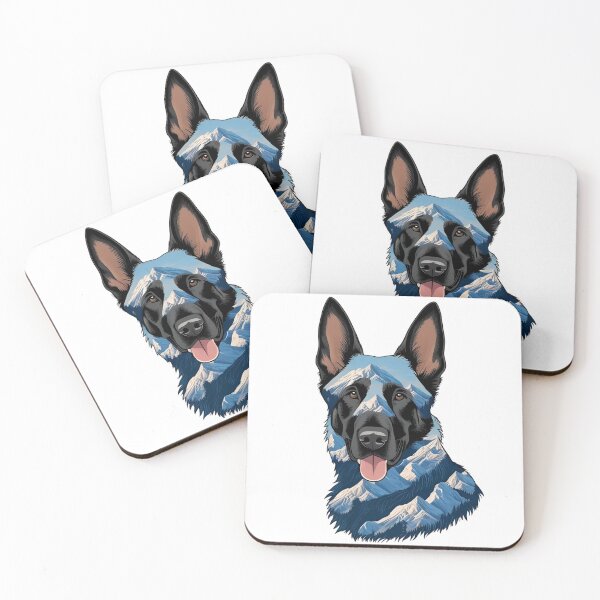 Item preview, Mountain Silhouette of a Belgian Malinois designed and sold by GoodyPaws.