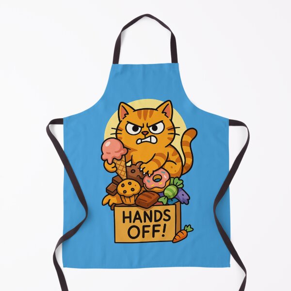 Item preview, Angry Cat Defends Sweets Hands Off designed and sold by memememescat.
