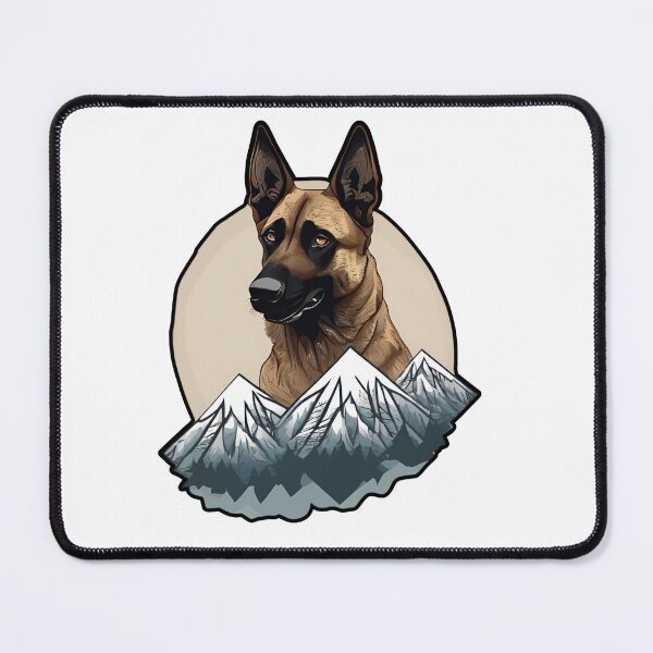 Item preview, Mountain Silhouette of a Belgian Malinois designed and sold by GoodyPaws.