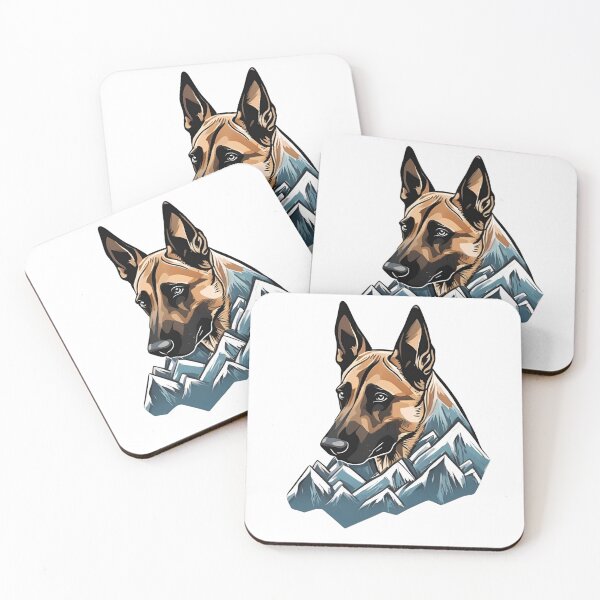 Item preview,  Mountain Silhouette of a Belgian Malinois designed and sold by GoodyPaws.