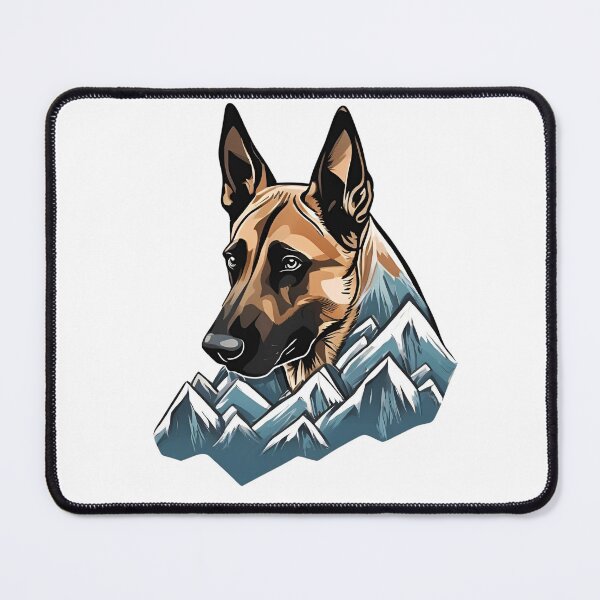 Item preview, Mountain Silhouette of a Belgian Malinois designed and sold by GoodyPaws.