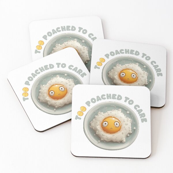 Item preview, Too Poached to Care Easter Egg Mood designed and sold by KZbubble.