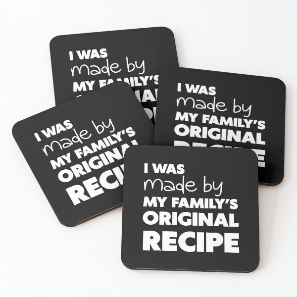 Item preview, I WAS MADE BY MY FAMILY’S ORIGINAL RECIPE, Unique designed and sold by villacreativa.