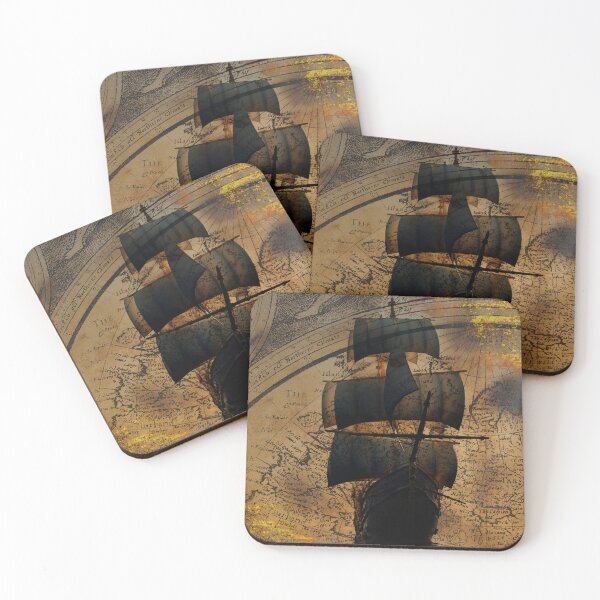 Item preview, Golden Age of Exploration – Vintage Nautical Map designed and sold by sneidere9dace.