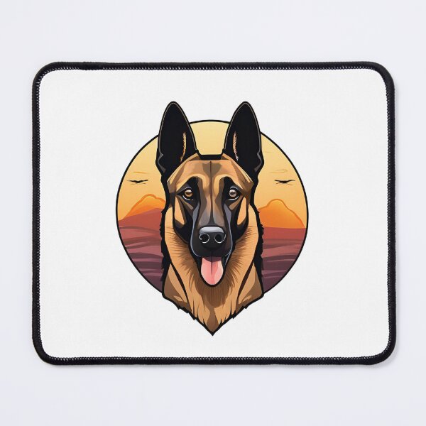 Item preview, Sunset Silhouette of a Belgian Malinois designed and sold by GoodyPaws.