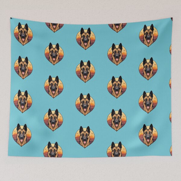 Item preview, Sunset Silhouette of a Belgian Malinois designed and sold by GoodyPaws.