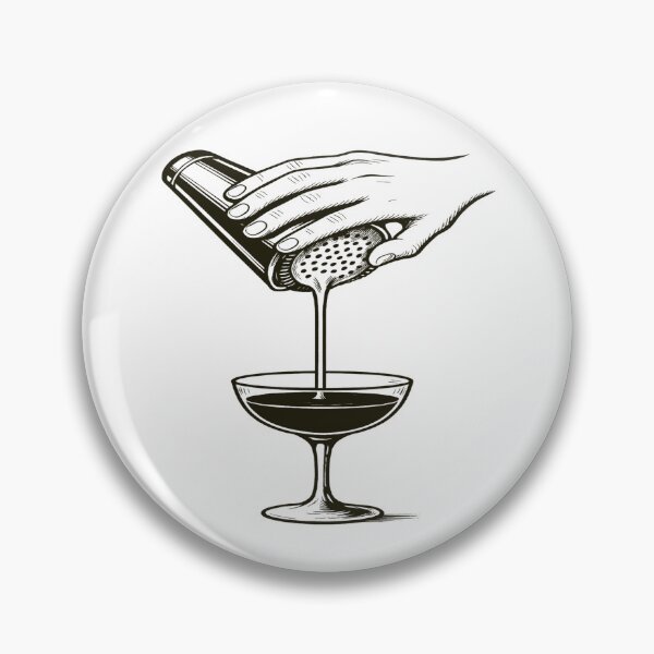 Item preview, Strain to Perfection – Cocktail Pour Art designed and sold by NeatAndSip.