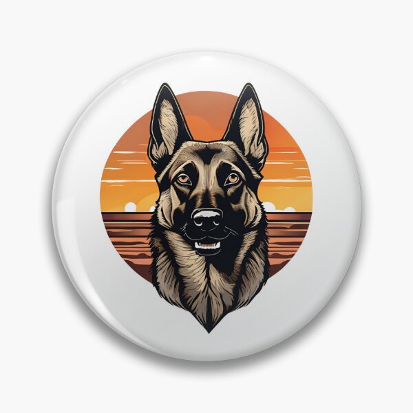Item preview, Sunset Silhouette of a Belgian Malinois designed and sold by GoodyPaws.
