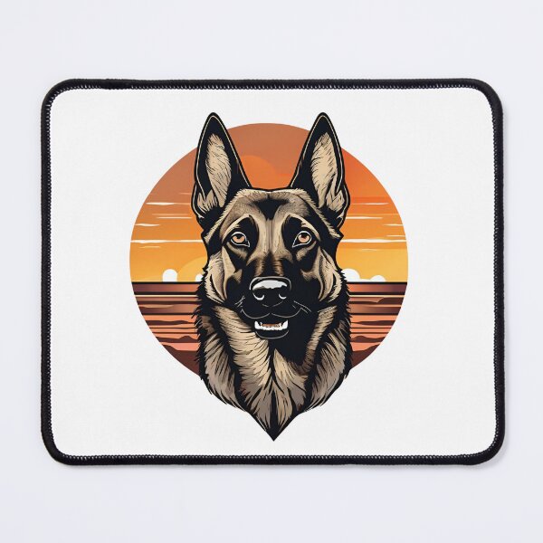 Item preview, Sunset Silhouette of a Belgian Malinois designed and sold by GoodyPaws.