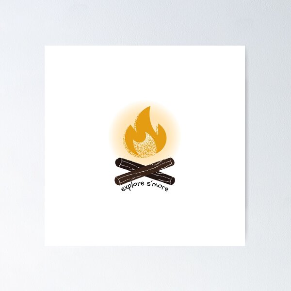 Item preview, explore s'more campfire designed and sold by chickflickcomfort.