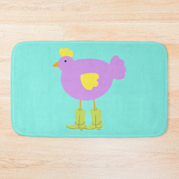 Item preview, Purple Cowboy Chicken designed and sold by Magnolia Valley Art.