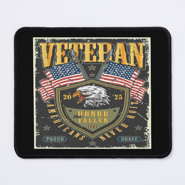 Item preview, Army - Veterans - Honor the Fallen - Americans Never Quit - 2025 X 300 designed and sold by Military Insignia Products.