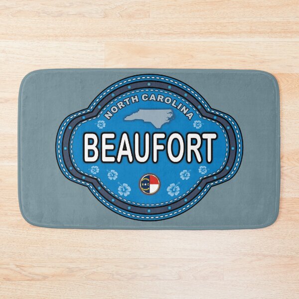 Item preview, Beaufort Nc North Carolina stitching effect emblem designed and sold by studioss76.