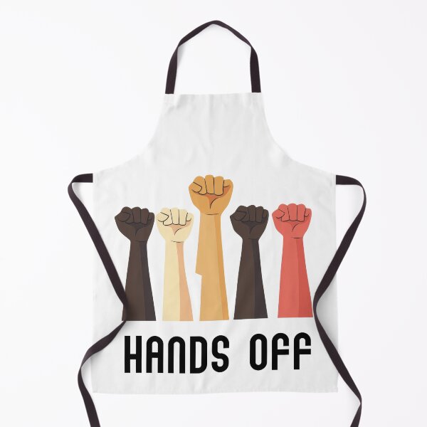 Item preview, Diverse Raised Fists Illustration with Hands Off Protest Message designed and sold by VikArt7.