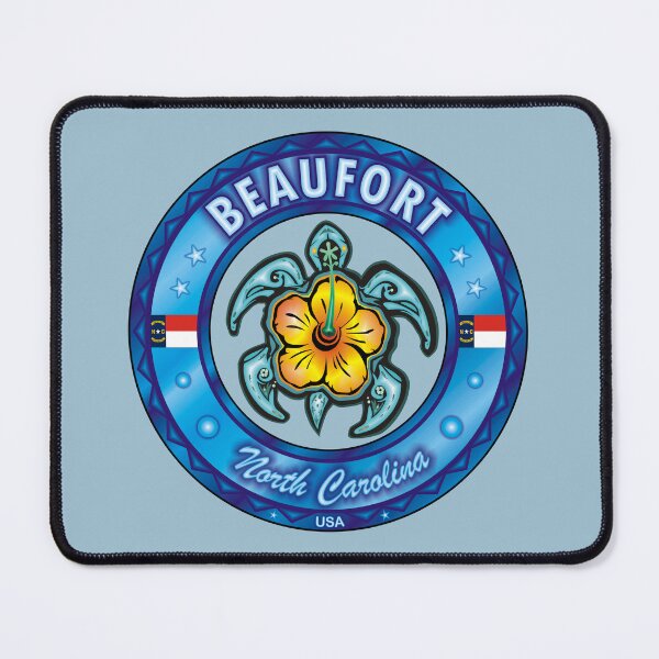 Item preview, Beaufort Nc North Carolina sea turtle hibiscus designed and sold by studioss76.