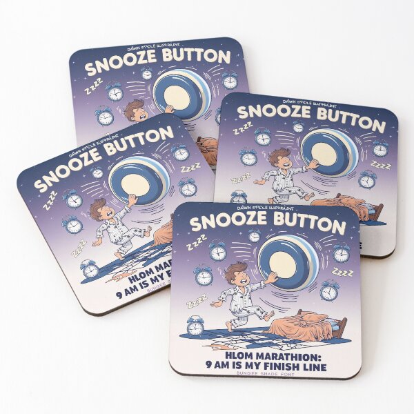 Item preview, Snooze Button Marathon: 9 AM is My Finish Line designed and sold by FRANK0879.