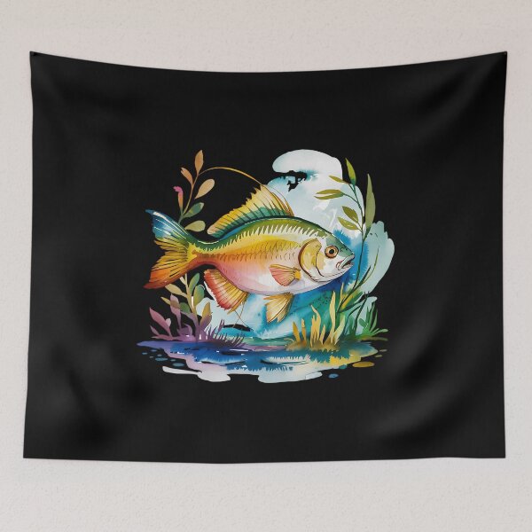 Item preview, charming colored fish designed and sold by ATOTI.