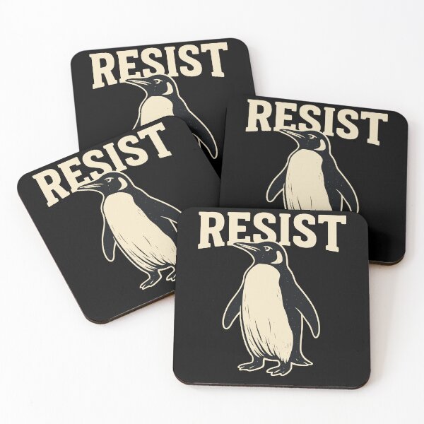 Item preview, Resist Penguin Activism no tariffs designed and sold by varioarts.