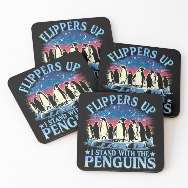 Item preview, Flippers Up I Stand With The Penguins designed and sold by MackenzieBin.