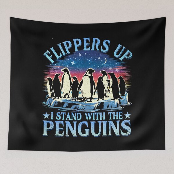 Item preview, Flippers Up I Stand With The Penguins designed and sold by MackenzieBin.